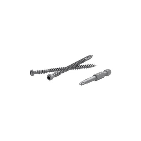 Fastenmaster Deck Screw, #20 x Carbon Steel, Torx Drive, 350 PK TR3-212-350TSVL